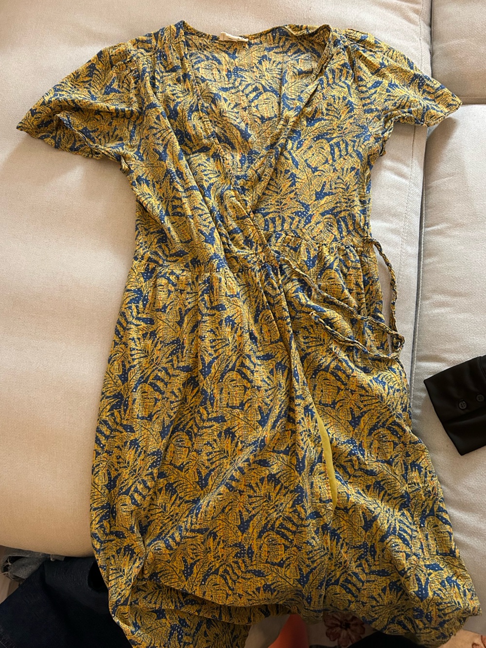 Floral Maxi Wrap Around Dress